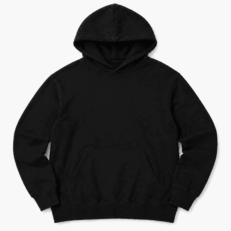 Hoodie blank garment, printed on demand in the UK