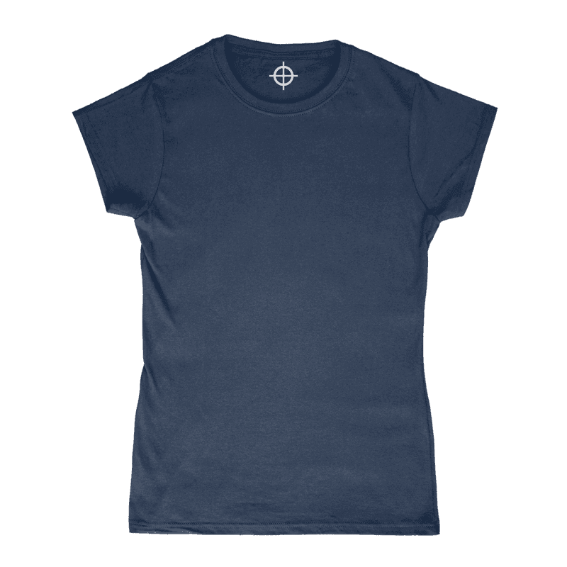 Navy ladies t-shirt
