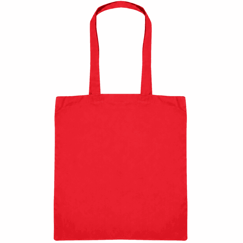 Red tote bag